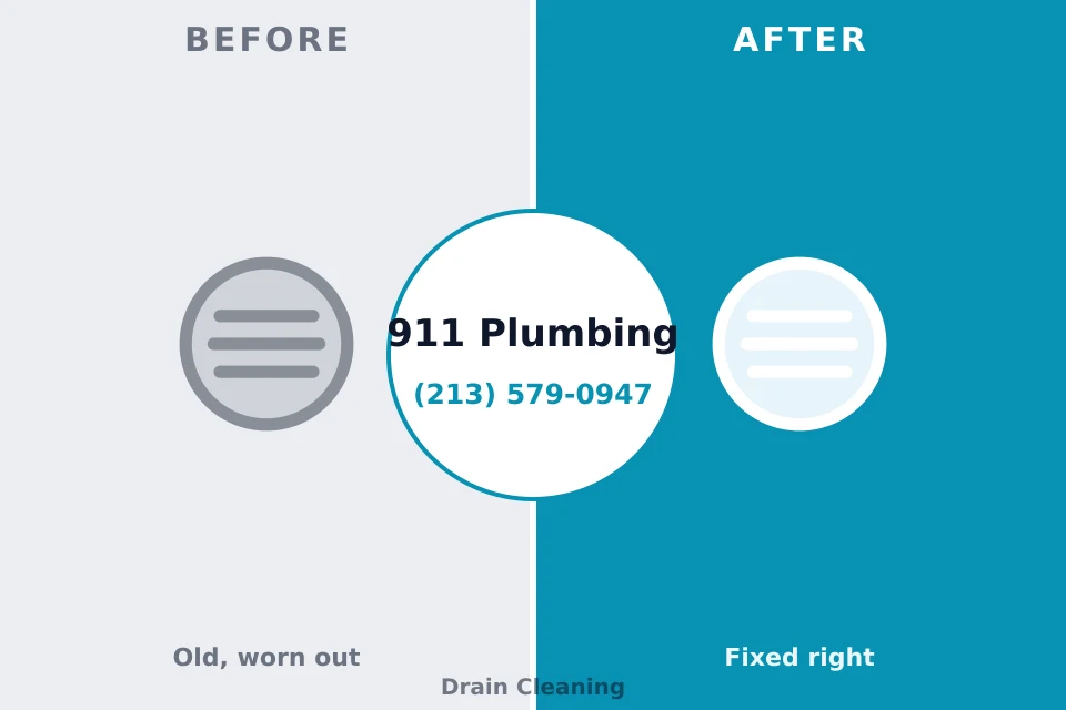 Before and after: plumbing repair Windy Hills, KY